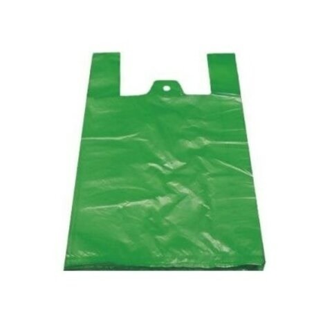 Taška mikroten 10 kg zelená 100ks - Úklidové a ochranné pomůcky Obalový materiál Mikrotenové tašky